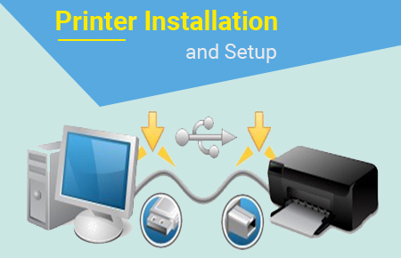 Printer installation and setup