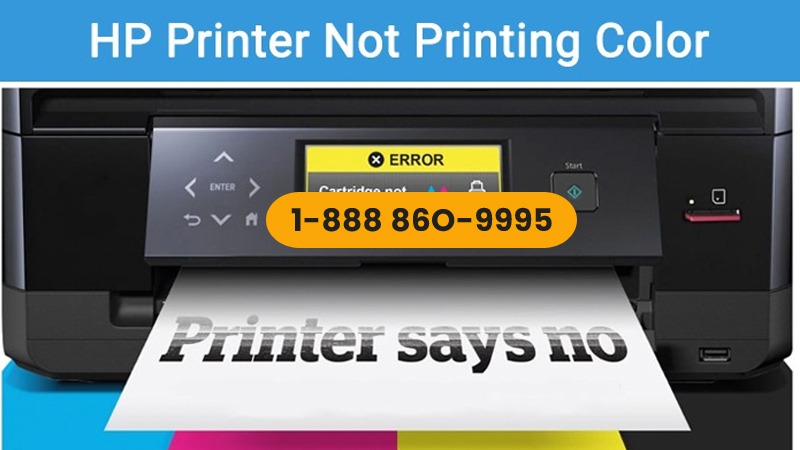 HP printer not printing color correctly