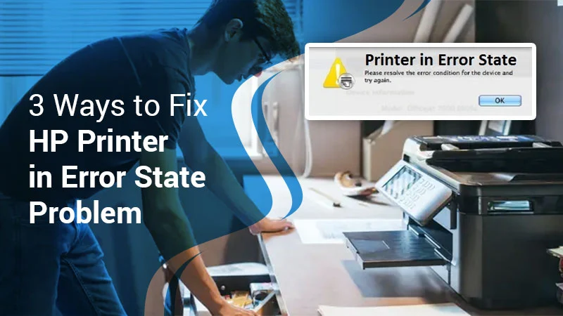 hp printer in error state