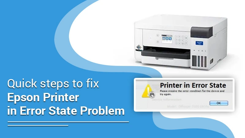 epson printer in error state