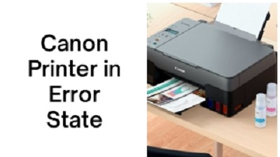 canon printer in error state