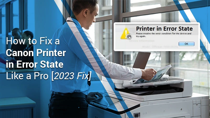 Canon Printer in error state