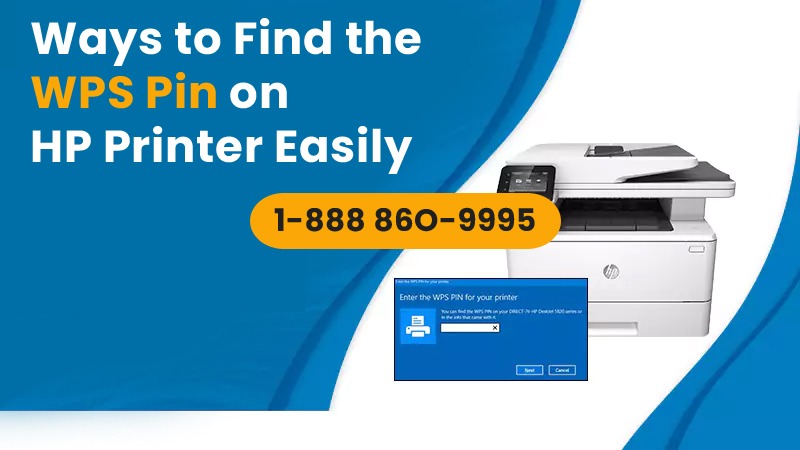 WPS pin on the HP printer
