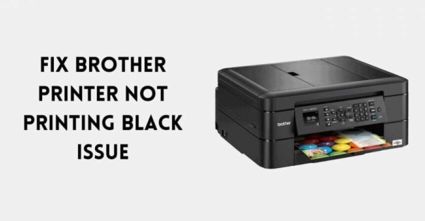 Brother Printer Not Printing Black
