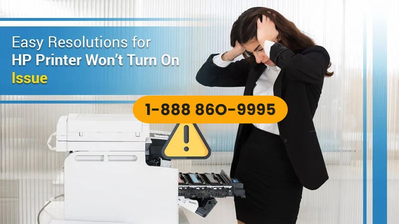 HP Printer Won’t Turn On Issue