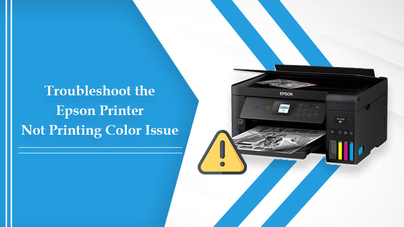 Epson Printer Not Printing Color