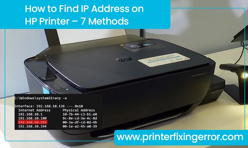 How to Find IP Address on HP Printer