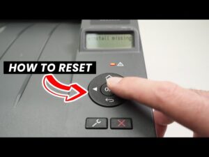 Reset Lexmark Printer
