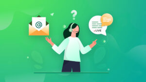 Online Support Through Live Chat and Email
