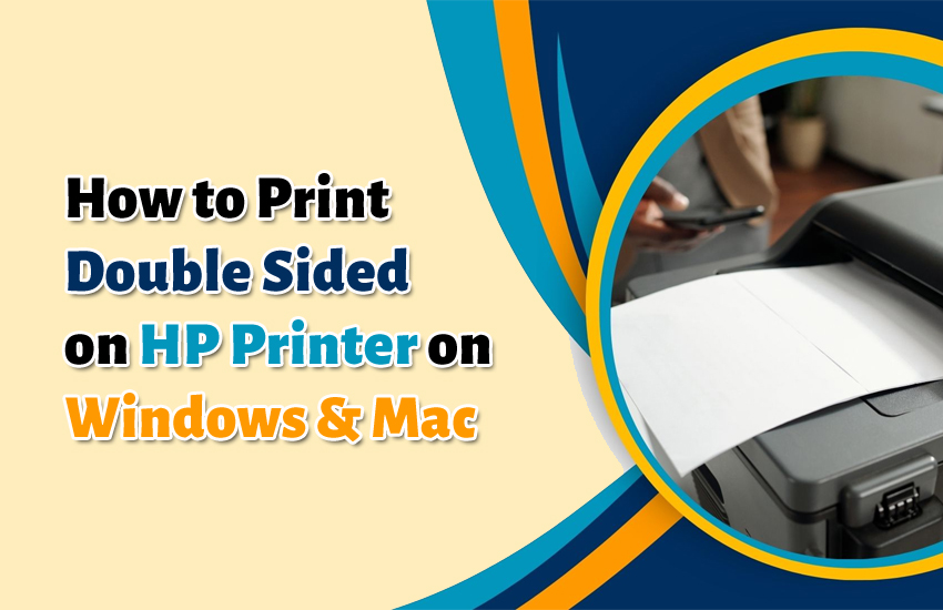 Print Double Sided on HP Printer