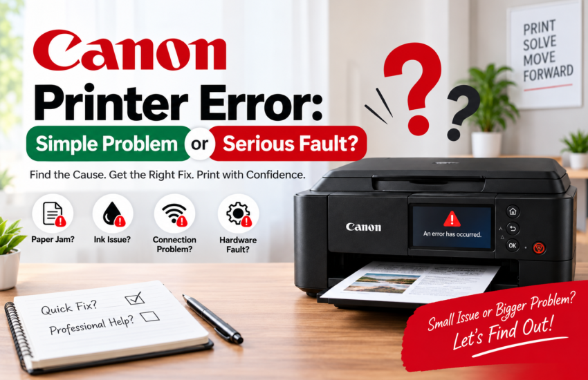 Canon Printer Error