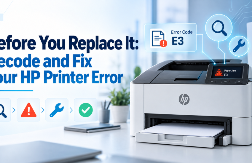 HP Printer Errors